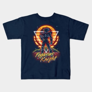 Retro Pegasus Knight Kids T-Shirt